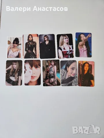 BLACKPINK фотокарти – Лиса и Джису / 10 броя / неоригинални