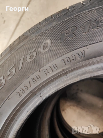 2бр. летни гуми 235/60/18 Pirelli, снимка 7 - Гуми и джанти - 54401494