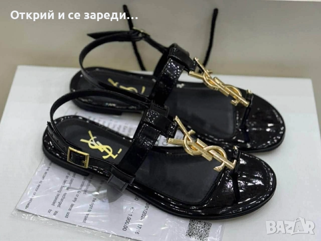 Дамски сандали YSL, снимка 2 - Сандали - 54296842