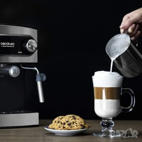 Еспресо кафемашина Cecotec Power Espresso 20 (20 Bar), снимка 4 - Кафемашини - 54962918