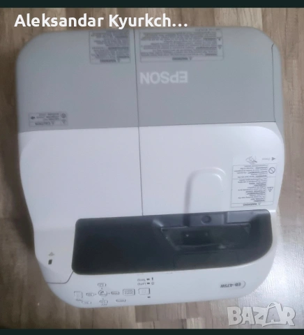 Проектор Epson EB-475W, снимка 2 - Плейъри, домашно кино, прожектори - 54556477