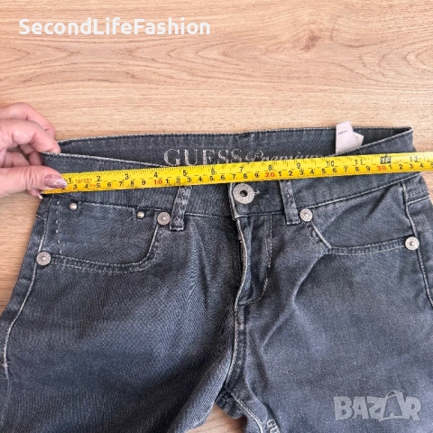 Дамски супер тесни дънк Guess оригинал размер 25 сиви , снимка 7 - Дънки - 54314329