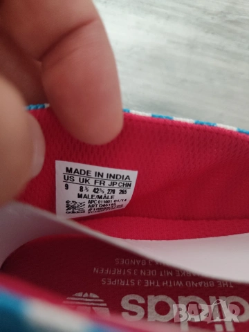 Мъжки еспадрили Adidas, номер 42 ²/³, снимка 6 - Мокасини - 55211603