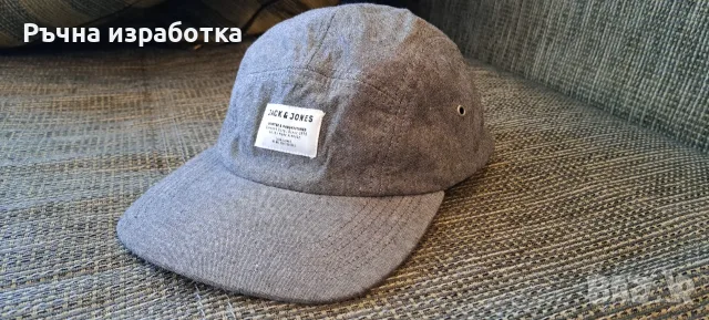 НОВО jack&jones шапка с козирка баисболна сива лятна шапка, снимка 6 - Шапки - 55595329