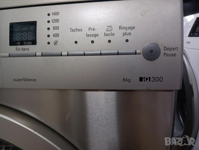 Иноксова пералня Сименс Siemens IQ 300 A+++ 8кг Made in Germany 2 години гаранция!, снимка 4 - Перални - 54706992
