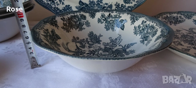 Винтидж големи купи, овални плата  Enoch Wedgwood , снимка 4 - Сервизи - 55067040