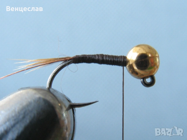 Изкуствени мухи - проста нимфа 'perdigon', снимка 7 - Стръв и захранки - 55092642