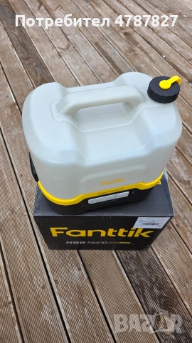 Преносима водоструйка Fanttik NB8 Nano – акумулаторна, с резервоар, снимка 3 - Други стоки за дома - 54394411