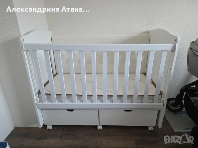 Бебешка кошара с матрак 