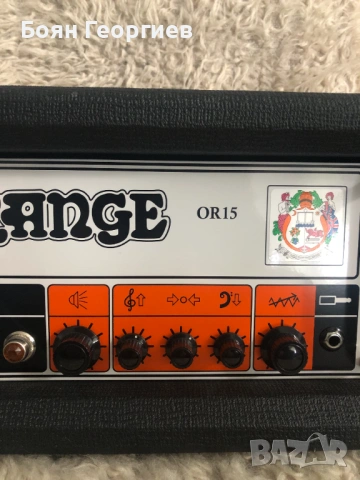Лампов китарен усилвател Orange OR15 Marshall Fender Mesa Engl Vox Gibson Ориндж, снимка 3 - Китари - 54385414