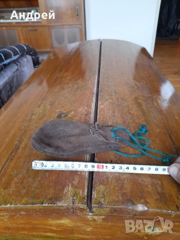 Стара кожена кесия #5, снимка 4 - Други ценни предмети - 54230048