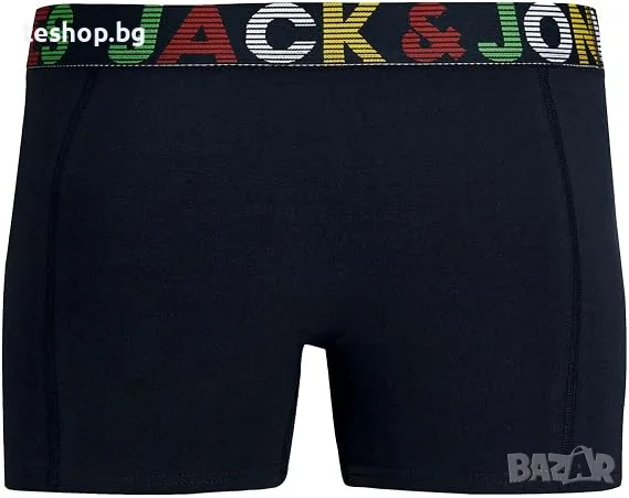 Мъжки бoксерки JACK & JONES, чифт от 3 размер L, снимка 5 - Бельо - 55628239
