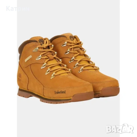 Оригинални Timberland Euro Sprint Hiker 38 | Кожени Боти от Набук | Нови, снимка 10 - Дамски боти - 54888547