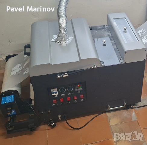 Продавам дтф принтер с две глави i1600 и астоматична шушилна , снимка 3 - Принтери, копири, скенери - 55178409
