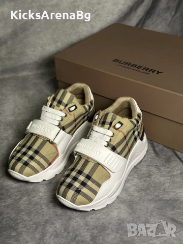 Дамски обувки Burberry Check, снимка 3 - Маратонки - 55325986