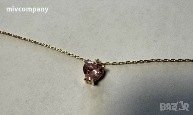 Златно колие с висулка 1.96гр.45см., снимка 3 - Колиета, медальони, синджири - 54135467