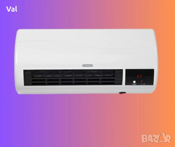 Печка керамична , TR-2025W, 2000W, стенна, снимка 5 - Отоплителни печки - 55005144