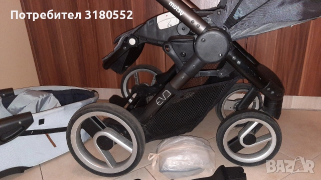 Бебешка/детска количка MUTSY EVO-2в1

, снимка 8 - Детски колички - 54530732