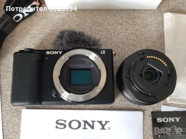КАТО НОВ! Sony ZV-E10 + Обектив 16-50mm (В Гаранция, на 1261 кадъра + Карта и Филтър), снимка 10 - Фотоапарати - 54879047