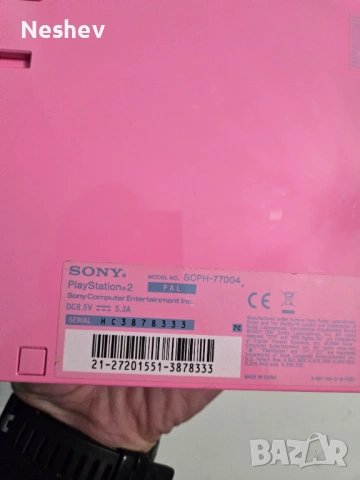 PS2 Slim Pink, снимка 2 - PlayStation конзоли - 54002034