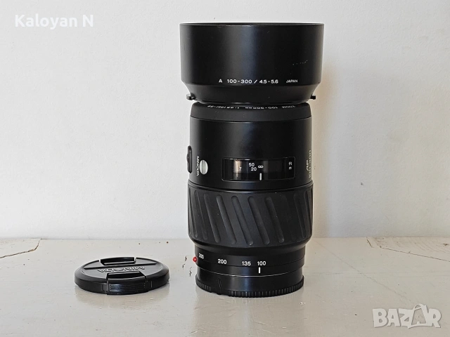 Обектив Minolta AF 100-300mm f/4.5-5.6 за Minolta A/Sony A байонет (за ремонт/части), снимка 5 - Обективи и филтри - 54626034