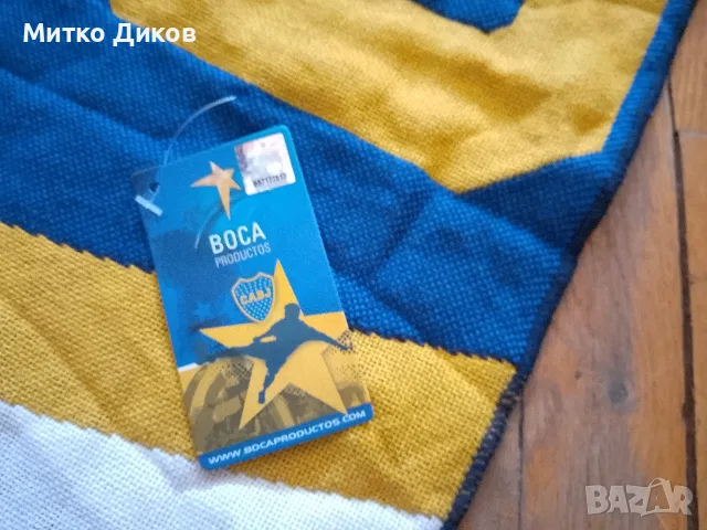 Boca Huniors Бока Хуниорс футболен шал фенски ултраски  нов La Mitad+1 Jo, снимка 3 - Футбол - 55643452