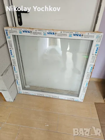 Продавам PVC ПВЦ прозорец неотваряем 96 х 92 см.