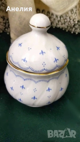 Fena porcelain - нежност! Чайник,каничка ,захарница, снимка 6 - Чаши - 54875443