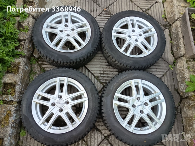 Джанти DEZENT 15" 4X100 с гуми 185/60/15, снимка 2 - Гуми и джанти - 54600264