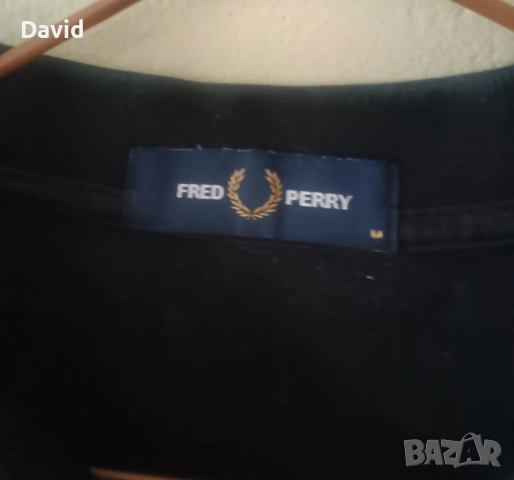 Оригинална Фланелка с яка Fred Perry, снимка 3 - Тениски - 54066765
