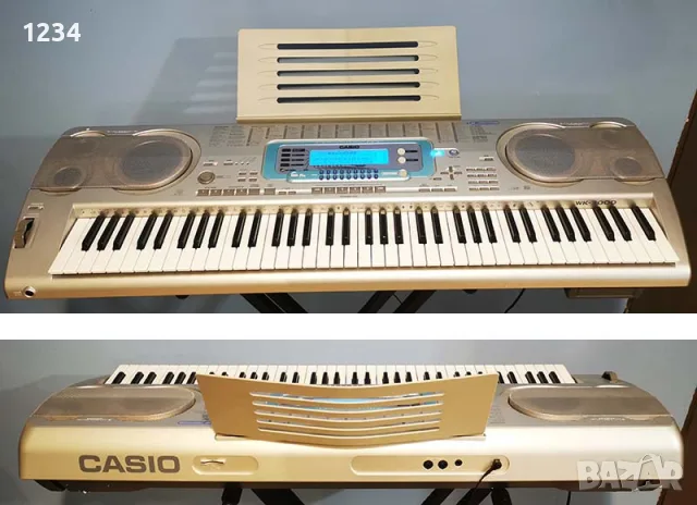 Професионален Синтезатор клавир CASIO WK-3000 пиано с 6 октави 