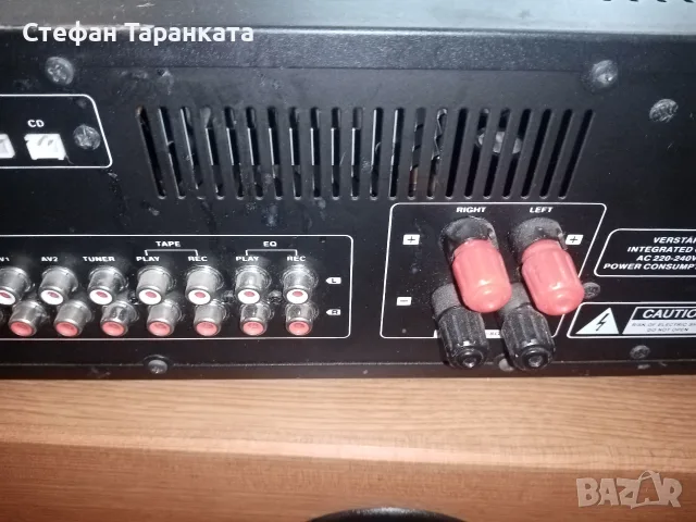 Усилвател със ториедален траф и вентилатор е вътре. , снимка 7 - Ресийвъри, усилватели, смесителни пултове - 55598514