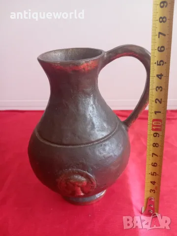 Стара Масивна БРОНЗОВА Кана ,Тежък Бронз, снимка 5 - Антикварни и старинни предмети - 55660370