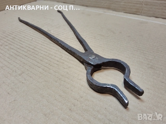 Стари Ковани Ковашки Клещи. / НОМЕР 1762., снимка 3 - Антикварни и старинни предмети - 53991405