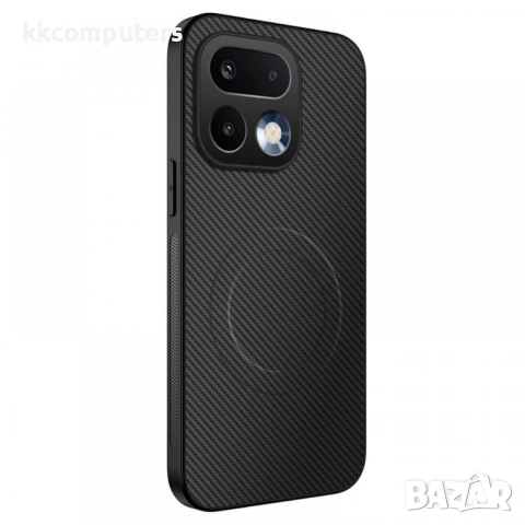 WANLONFENG TQ Магнитен Калъф за Realme 16 Pro 5G - PC+TPU, Карбон текстура, 4 цвята