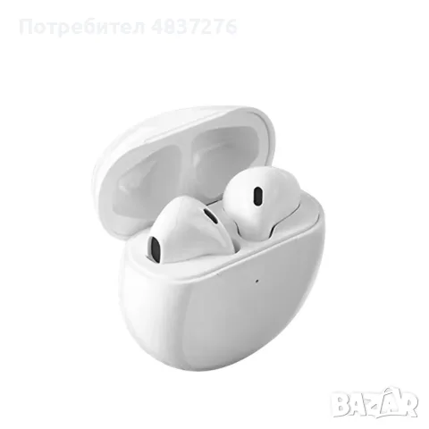 Безжични слушалки Pro 6, IPX4 водоустойчив, зареждаща се кутия. , снимка 2 - Безжични слушалки - 55606289