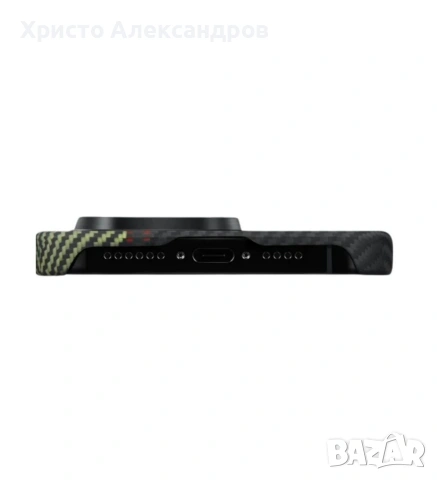 Кейс Pitaka Fusion Weaving MagEZ Case 3 за iPhone 14/15 Plus (6.7"), 600D Aramid Fiber #25, снимка 5 - Калъфи, кейсове - 54543677