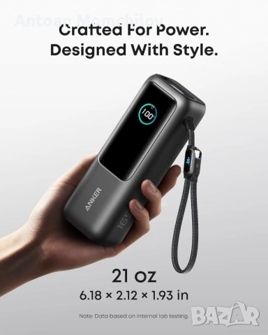 Външна батерия Anker Power Bank 25K 165W, снимка 5 - Друга електроника - 54935573