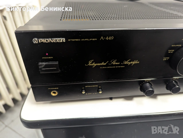 Pioneer A 449, снимка 3 - Ресийвъри, усилватели, смесителни пултове - 53989656
