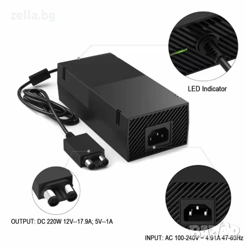 Захранващ адаптер за Xbox ONE 220W 17.9A – Съвместимо зарядно със защита от пренапрежение 10174, снимка 6 - Друга електроника - 54659867
