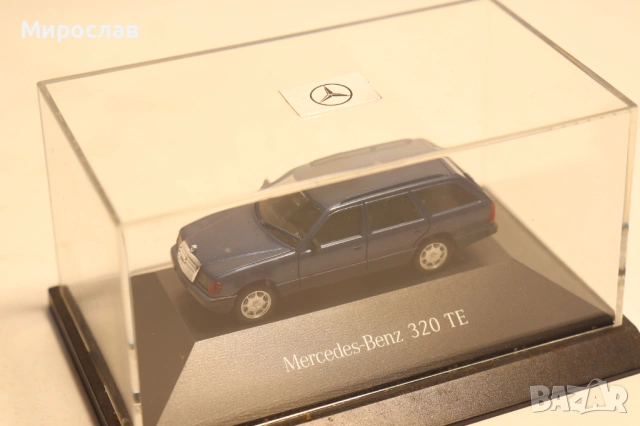 HERPA 1:87 H0 MERCEDES BENZ 124 320 TE МОДЕЛ КОЛИЧКА, снимка 6 - Колекции - 54396543