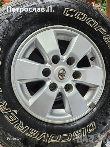 Оригинални лети джанти за Toyota Hilux 6x139.7, снимка 5 - Гуми и джанти - 54221298