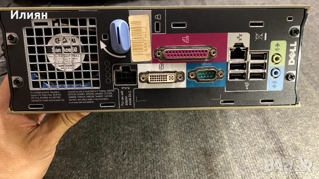 Dell Optiplex GX620 - мини компютър, снимка 4 - Работни компютри - 55120190