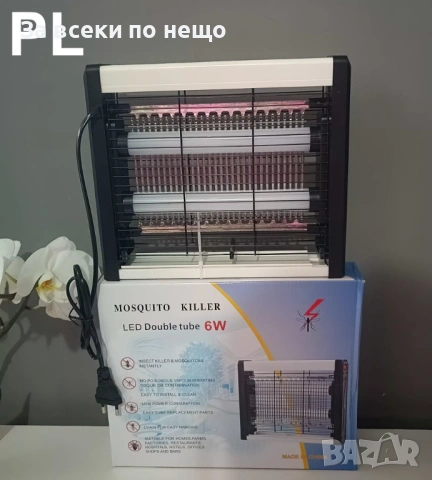 Електрическа инсектицидна лампа против насекоми – ефективна защита за дома и градината Код P2430, снимка 3 - Други стоки за дома - 54419899