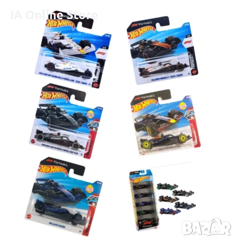 Hot Wheels F1 Mercedes-AMG Petronas Formula One Team; Visa Cash App Racing Bulls; Oracle Red Bull Ra