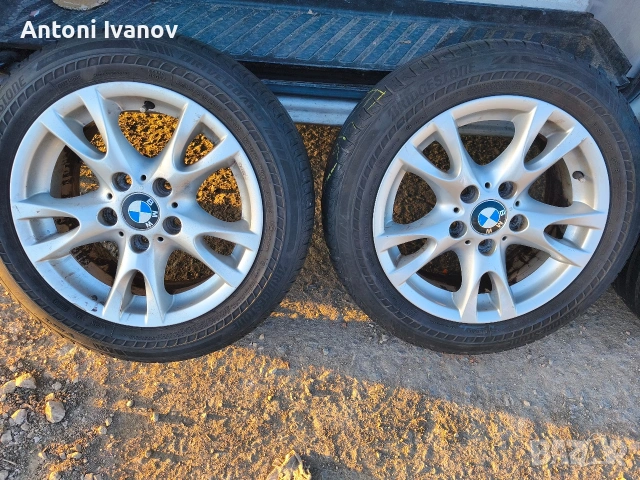 Оригинални BMW джанти 16" с гуми Bridgestone 205/55/16, снимка 2 - Гуми и джанти - 54362241