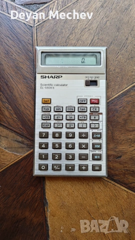 Ретро Колекционерски Калкулатор SHARP EL-5806S – Made in Japan, снимка 6 - Антикварни и старинни предмети - 55275778