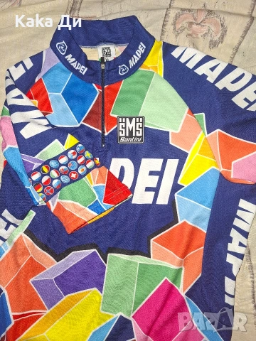 MAPEI SANTINI ТЕНИСКА, снимка 3 - Тениски - 55137232