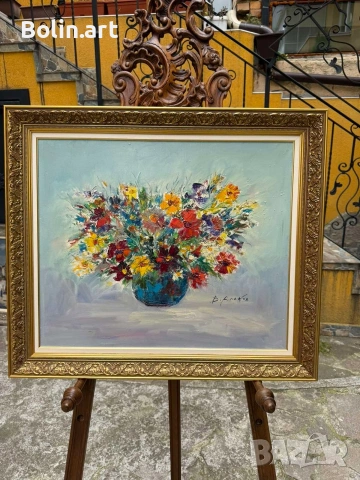 Изключително красива картина на Вили Алеков , снимка 2 - Картини - 55006166