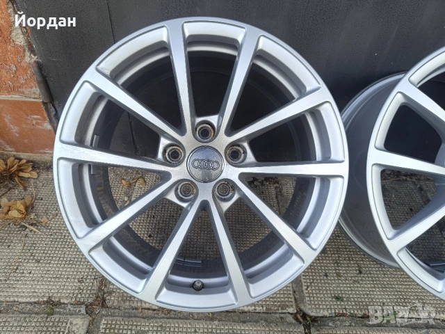 ОРИГИНАЛНИ джанти 17 ' цола 5x112 AUDI / АУДИ А4 А6 VW SKODA ET36, снимка 7 - Гуми и джанти - 54485957